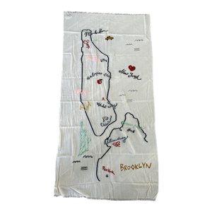 Madewell New York City Map Scarf